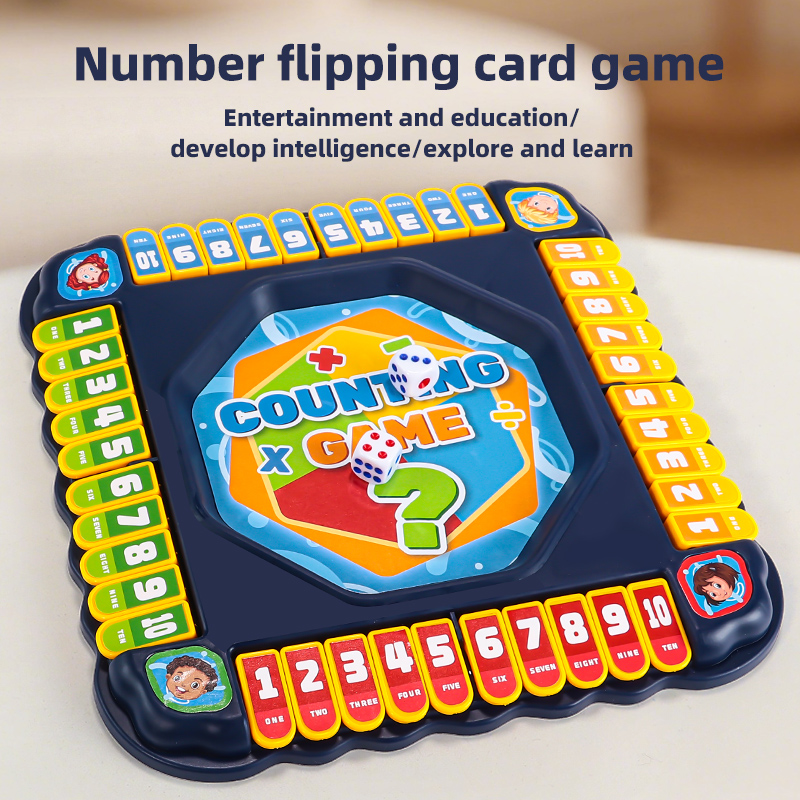 Board Game Live - Gioco da tavolo Blue Number Flip,