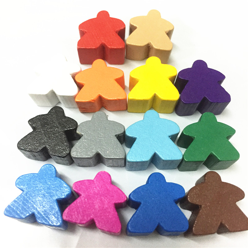 Board Game Catan - 14PCS di Legno Umanoide Meeples Pedina