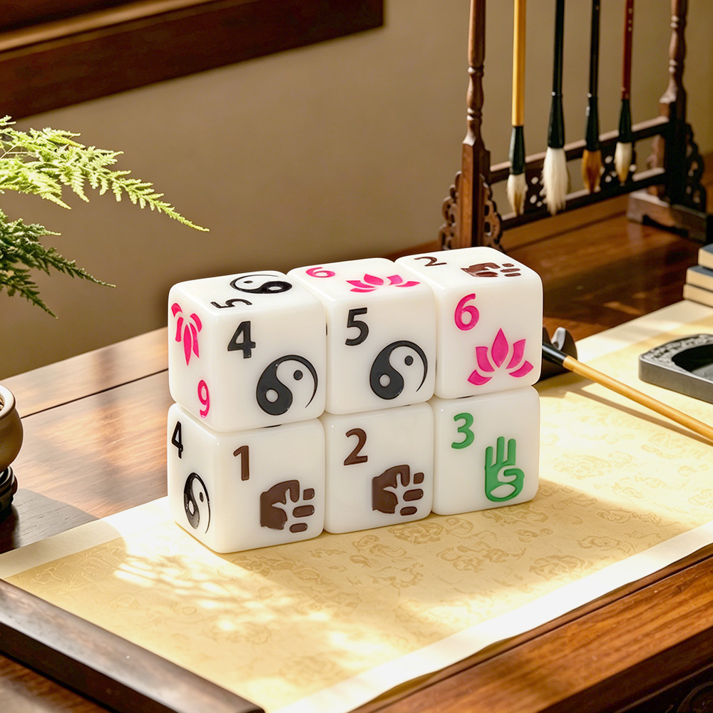Set di 6 Dadi Poliedrici a Tem - Board Game Zen recensione e prezzo