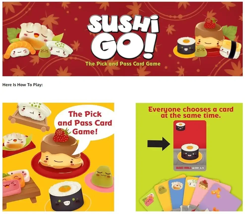 Sushi Go! & Sushi Go, gioco di - Strategy Board Game recensione e prezzo